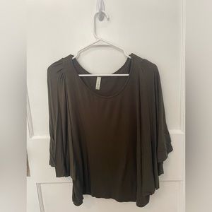 Boutique hunter green slouchy sweater